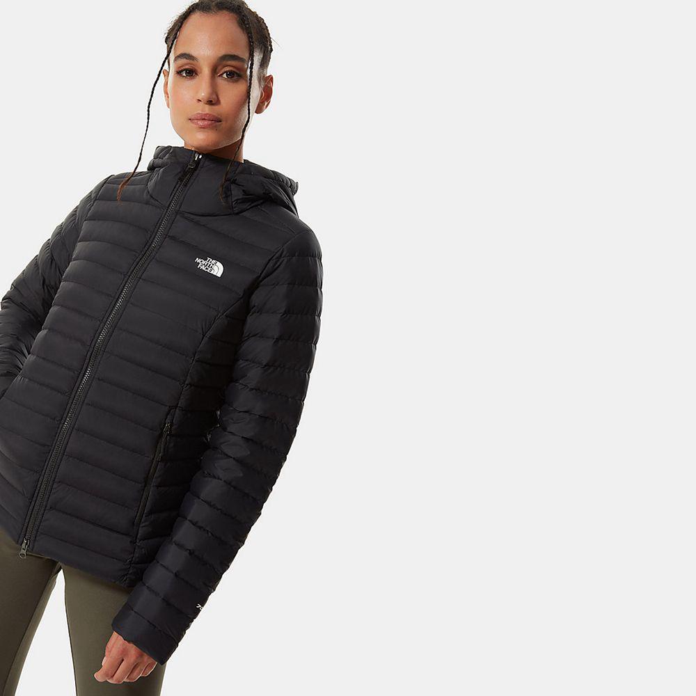 The North Face Stretch Γυναικεια Μπουφάν Με Κουκούλα - Μαυρα (ILZJ32586)